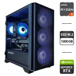 Збірка на замовлення: ігровий ПК Montech Air 100 ARGB Black Tower / AMD Ryzen 5 7500F (6 (12) ядер по 3,7 - 5,0 ГГц) / 32 ГБ DDR5 / 1000 ГБ SSD M.2 / nVidia GeForce RTX 5060 Ti, 16 ГБ GDDR7, 128-bit / 650W