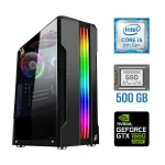 Ігровий ПК Tower / Intel Core i5-8500 (6 ядер по 3.0 - 4.1 GHz) / 16 GB DDR4 / 500 GB SSD NEW / nVidia GeForce GTX 1660 Super, 6 GB GDDR6, 192-bit б/в