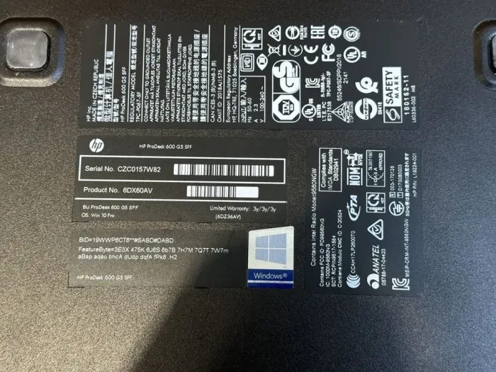 Комп'ютер HP ProDesk 600 G5 SFF / Intel Core i5-9500 (6 ядер по 3.0 - 4.4 GHz) / 8 GB DDR4 / no HDD / Intel UHD Graphics 630 / 180W / USB 3.1 / DisplayPort б/в - зображення 7