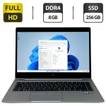 Ноутбук Б-клас HP EliteBook 840 G6 / 14" (1920x1080) IPS / Intel Core i5-8365U (4 (8) ядра по 1.6 - 4.1 GHz) / 8 GB DDR4 / 256 GB SSD / Intel UHD Graphics 620 / WebCam / Fingerprint б/в