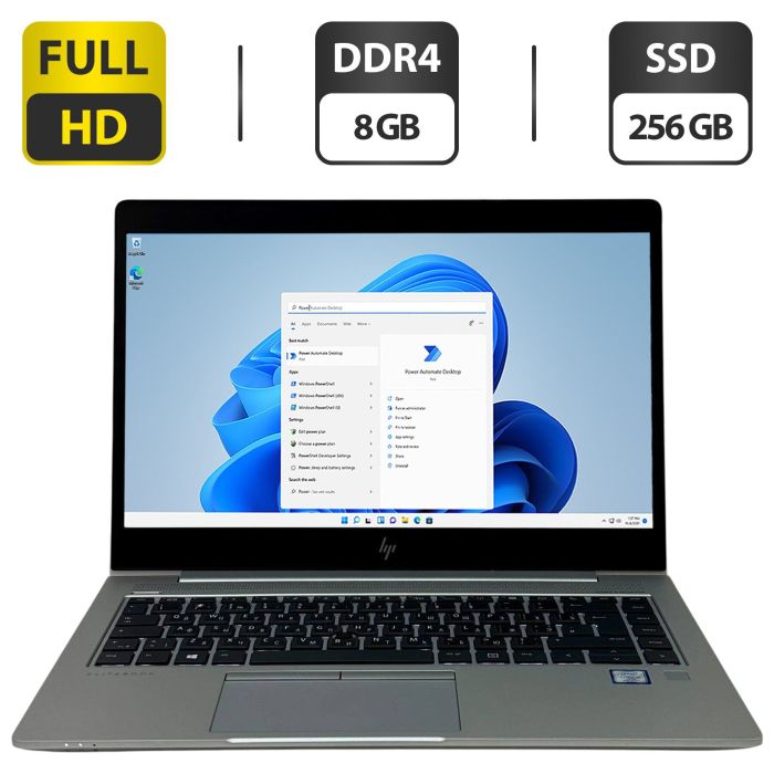 Ноутбук Б-клас HP EliteBook 840 G6 / 14" (1920x1080) IPS / Intel Core i5-8365U (4 (8) ядра по 1.6 - 4.1 GHz) / 8 GB DDR4 / 256 GB SSD / Intel UHD Graphics 620 / WebCam / Fingerprint б/в - зображення 1