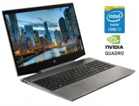 Мобільна робоча станція HP ZBook 15v G5 / 15.6" (1920x1080) IPS / Intel Core i7-8750H (6 (12) ядер по 2.2 - 4.1 GHz) / 16 GB DDR4 / 256 GB SSD NVMe / nVidia Quadro P600, 4 GB GDDR5, 128-bit / WebCam / Win 10 Pro б/в