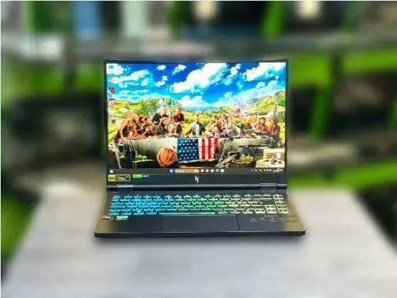 Ігровий ноутбук Acer Nitro 14 AN14-41 / 14.5" (1920x1200) IPS / AMD Ryzen 5 8645HS (6 (12) ядер по 4.3 - 5.0 GHz) / 16 GB DDR5 / 512 GB SSD M.2 / nVidia GeForce RTX 4060, 8 GB GDDR6, 128-bit / WebCam / Win 11 Home б/в - зображення 2