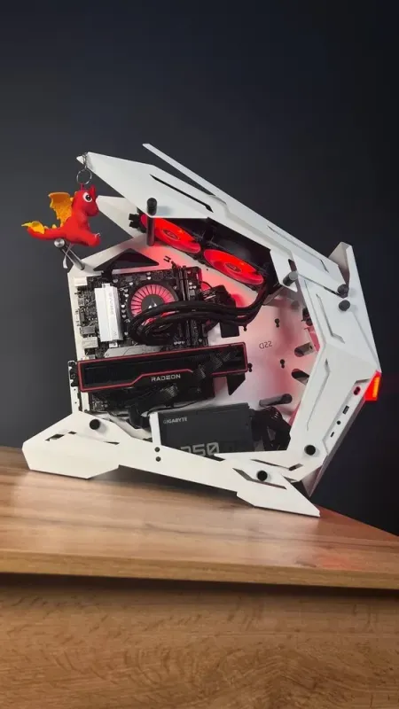 Збірка під замовлення: ігровий ПК Jonsbo MOD-3 Mini Gray Tower / AMD Ryzen 5 7500F (6 (12) ядер по 3.7 - 5.0 GHz) / 32 GB DDR5 / 2000 GB SSD M.2 / AMD Radeon RX 6800 XT, 16 GB GDDR6, 256-bit / 750W б/в - зображення 9