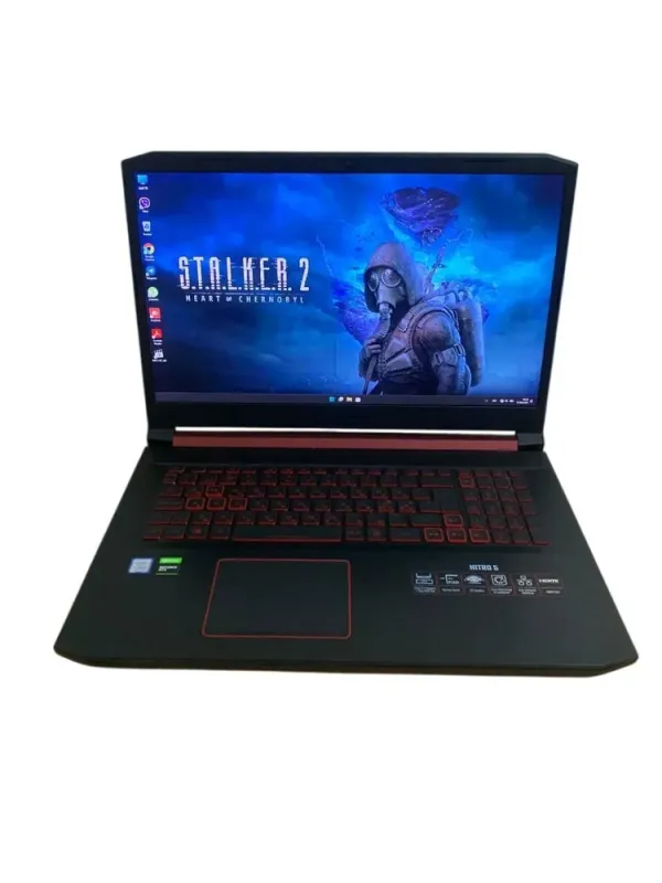 Ігровий ноутбук Asus TUF Gaming A17 TUF706IU / 17.3" (1920x1080) IPS / AMD Ryzen 7 4800H (8 (16) ядер по 2.9 - 4.2 GHz) / 32 GB DDR4 / 960 GB SSD / nVidia GeForce GTX 1660 Ti Max-Q, 6 GB GDDR6, 192-bit / WebCam б/в - зображення 2