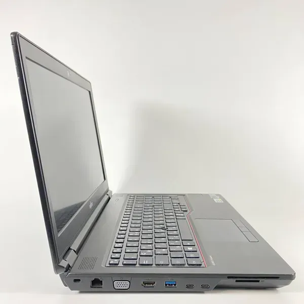 Мобільна робоча станція Б-клас Fujitsu Celsius H780 / 15.6" (1920x1080) IPS / Intel Core i7-8750H (6 (12) ядер по 2.2 - 4.1 GHz) / 16 GB DDR4 / 512 GB SSD / nVidia Quadro P600, 4 GB GDDR5, 128-bit / HDMI / VGA / WebCam б/в - зображення 5
