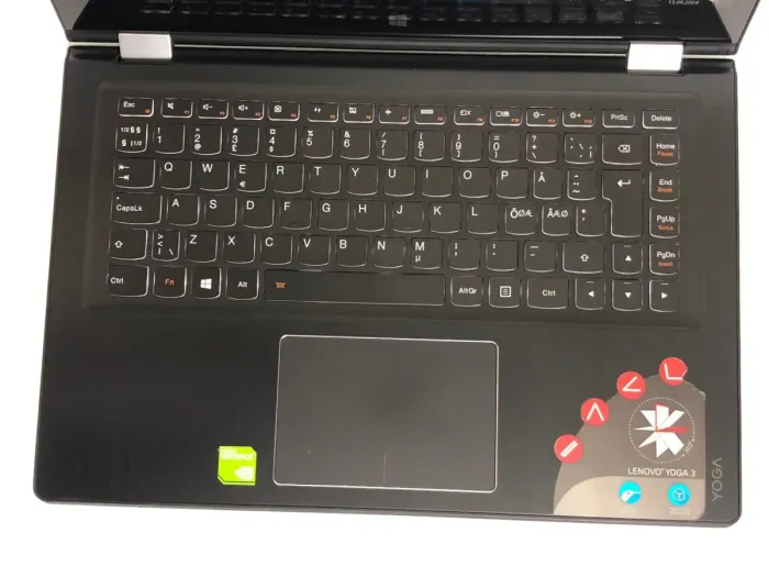 Ультрабук-трансформер Б-клас Lenovo ThinkPad Yoga 3 / 14" (1920x1080) IPS / Intel Core i7-5500U (2 (4) ядра по 2.4 - 3.0 GHz) / 8 GB DDR3 / 256 GB SSD / nVidia GeForce 940M, 2 GB DDR3, 64-bit / WebCam б/в - зображення 8