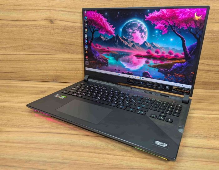 Ігровий ноутбук Asus ROG Strix G733Q / 17,3" (1920x1080) IPS / AMD Ryzen 9 5900HX (8 (16) ядер по 3,3 - 4,6 ГГц) / 32 ГБ DDR4 / 1000 ГБ SSD / nVidia GeForce RTX 3080, 8 ГБ GDDR6, 256-bit / Windows 11 б/в - зображення 5