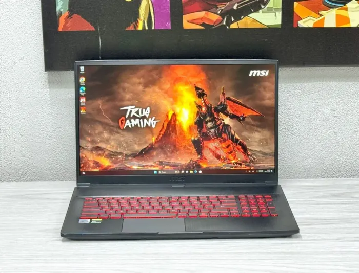 Ігровий ноутбук MSI GF75 Thin / 17.3" (1920x1080) IPS / Intel Core i5-10300H (4 (8) ядра по 2.5 - 4.5 GHz) / 16 GB DDR4 / 512 GB SSD M.2 / nVidia GeForce GTX 1650, 4 GB GDDR6, 128-bit / WebCam б/в - зображення 2