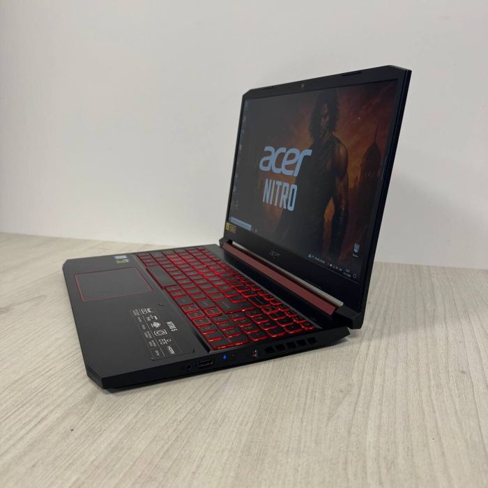 Ігровий ноутбук Б-класу Acer Nitro 5 AN515-54 / 15,6" (1920x1080) IPS / Intel Core i5-9300H (4 (8) ядра по 2,4 - 4,1 ГГц) / 8 ГБ DDR4 / 256 ГБ SSD / nVidia GeForce GTX 1050, 3 ГБ GDDR5, 96-біт / WebCam б/в - зображення 8