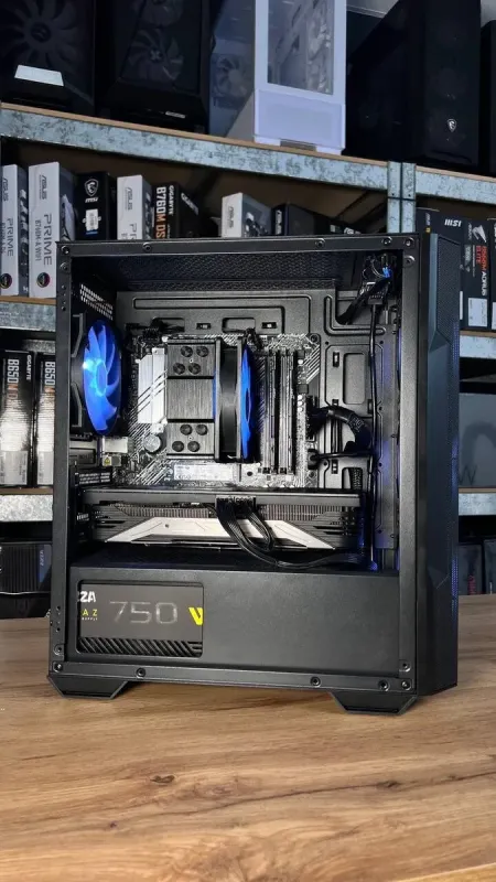 Збірка під замовлення: ігровий комп'ютер MSI MAG Forge M100R Black Tower / AMD Ryzen 5 5600 (6 (12) ядер по 3.5 - 4.4 GHz) / 32 GB DDR4 / 1000 GB SSD M.2 / nVidia GeForce RTX 3070, 8 GB GDDR6, 256-bit / 750W б/в - зображення 6