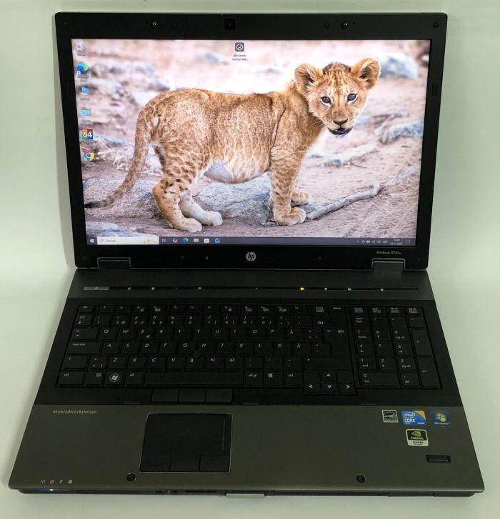 Ноутбук HP EliteBook 8740w / 17" (1920x1200) TN / Intel Core i5-540M (2 (4) ядра по 2.53 - 3.07 GHz) / 8 GB DDR3 / 256 GB SSD / nVidia Quadro FX 2800M, 1 GB GDDR3, 256-bit / WebCam б/в - зображення 2