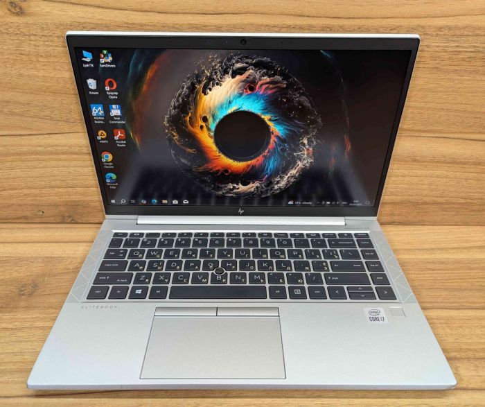 Ультрабук Б-клас HP EliteBook 840 G7 / 14" (1920x1080) IPS / Intel Core i7-10610U (4 (8) ядра по 1.8 - 4.9 GHz) / 16 GB DDR4 / 512 GB SSD / Intel UHD Graphics / HDMI / Fingerprint / Windows 10 б/в - зображення 2