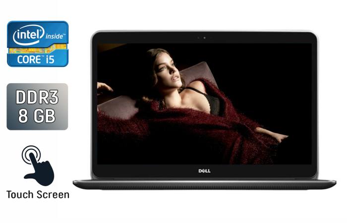 Ноутбук Dell XPS 15-9530 / 15.6" (1920x1080) IPS Touch / Intel Core i5-4200H (2 (4) ядра по 2.8 - 3.4 GHz) / 8 GB DDR3 / 240 GB SSD / Intel HD Graphics 4600 / WebCam / Windows 10 б/в - зображення 1