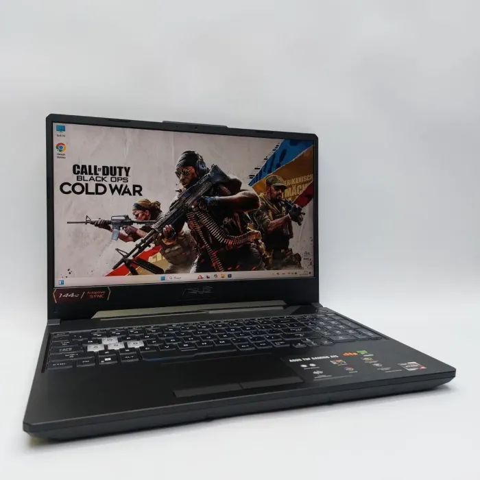 Ігровий ноутбук ASUS TUF Gaming A15 / 15.6" (1920x1080) IPS / AMD Ryzen 5 7535HS (6 (12) ядер по 3.3 - 4.55 GHz) / 16 GB DDR5 / 512 GB SSD / nVidia GeForce RTX 2050, 4 GB GDDR6, 64-bit / WebCam б/в - зображення 6