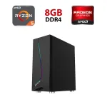 Ігровий ПК FORSAGE Eros EN43378 Tower / AMD Ryzen 5 5500 (6 (12) ядер по 3,6 – 4,2 ГГц) / 8 ГБ DDR4 / 480 ГБ SSD / AMD Radeon RX 570, 4 ГБ GDDR5, 256-біт б/в