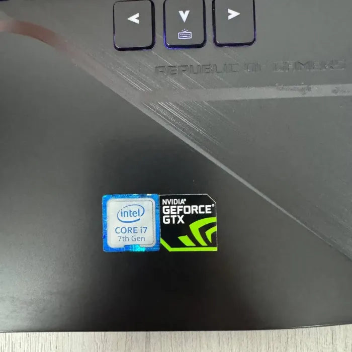 Ігровий ноутбук Б-класу Asus ROG Strix GL503VD / 15,6" (1920x1080) IPS / Intel Core i7-7700HQ (4 (8) ядра по 2,8 - 3,8 ГГц) / 8 ГБ DDR4 / 256 ГБ SSD / nVidia GeForce GTX 1050, 4 ГБ GDDR5, 128-біт / WebCam б/в - зображення 8