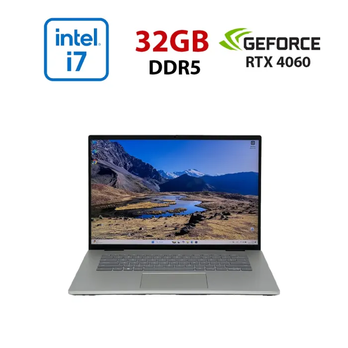 Ігровий ноутбук Б-класу Dell Inspiron 16 Plus 7630 / 16" (2560х1600) IPS / Intel Core i7-13620H (10 (16) ядер по 3,6 - 4,9 ГГц) / 32 ГБ DDR5 / 2048 ГБ SSD / nVidia GeForce RTX 4060, 8 ГБ GDDR6, 128-біт / WebCam б/в - зображення 1