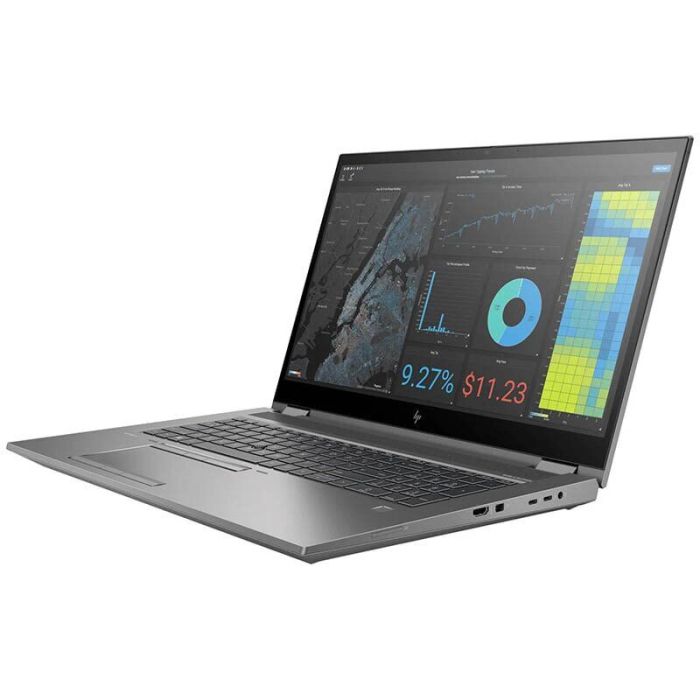 Мобільна робоча станція HP ZBook Fury 17 G7 / 17,3" (1920x1080) IPS / Intel Core i7-10750H (6 (12) ядер по 2,6 - 5,0 ГГц) / 8 ГБ DDR4 / 240 ГБ SSD / nVidia Quadro RTX 5000 Max-Q, 16 ГБ GDDR6, 256-біт / WebCam б/в - зображення 3