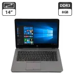 Ноутбук Б-клас HP EliteBook 840 G1 / 14" (1600x900) TN / Intel Core i5-4210U (2 (4) ядра по 1.7 - 2.7 GHz) / 8 GB DDR3 / 500 GB HDD / Intel HD Graphics 4400 / WebCam / USB 3.0 / Windows 10 Pro б/в