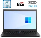 Ноутбук Б-клас Dell Latitude 7480 / 14" (1920x1080) IPS / Intel Core i5-7300U (2 (4) ядра по 2.6 - 3.5 GHz) / 8 GB DDR4 / 256 GB SSD M.2 / Intel HD Graphics 620 / WebCam б/в