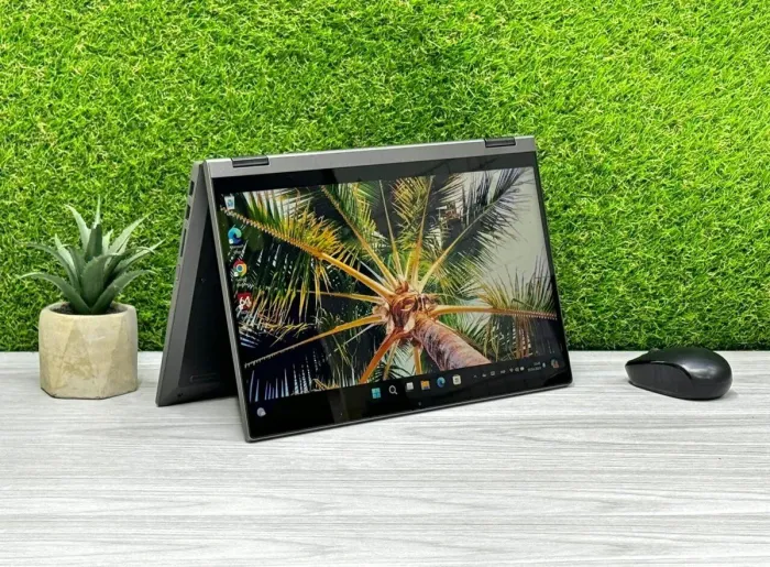 Ультрабук-трансформер Lenovo IdeaPad Flex 5 14ARE05 / 14" (1920x1080) IPS Touch / AMD Ryzen 5 4500U (6 ядер по 2.3 - 4.0 GHz) / 8 GB DDR4 / 256 GB SSD M.2 / AMD Radeon Vega Graphics / WebCam / Win 11 Home б/в - зображення 6