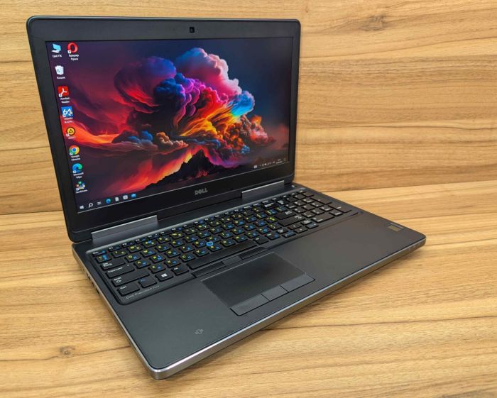 Мобільна робоча станція Б-клас Dell Precision 7510 / 15.6" (3840x2160) IPS / Intel Core i7-6820HQ (4 (8) ядра по 2.7 - 3.6 GHz) / 32 GB DDR4 / 480 GB SSD / nVidia Quadro M2000M, 4 GB GDDR5, 128-bit / WebCam / TouchID / Windows 10 б/в - зображення 5