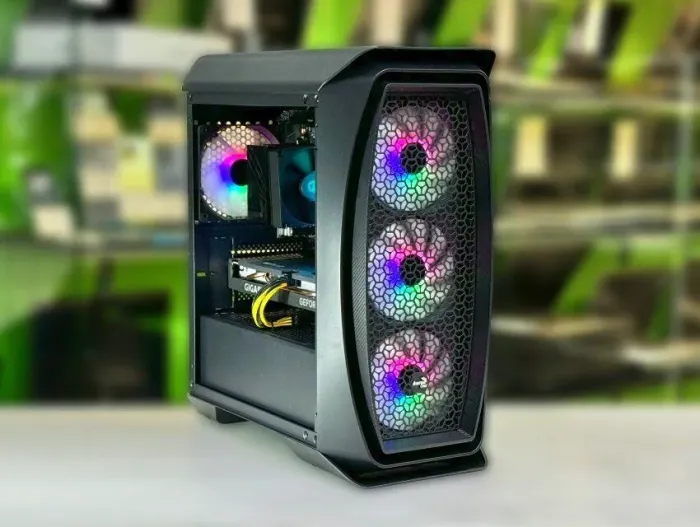 Ігровий ПК AeroCool Aero One Eclipse Tower / AMD Ryzen 5 8400F (6 (12) ядер по 4.2 - 4.7 GHz) / 16 GB DDR5 / 1000 GB SSD / nVidia GeForce RTX 4060, 8 GB GDDR6, 128-bit / 500W / Win 11 - зображення 2