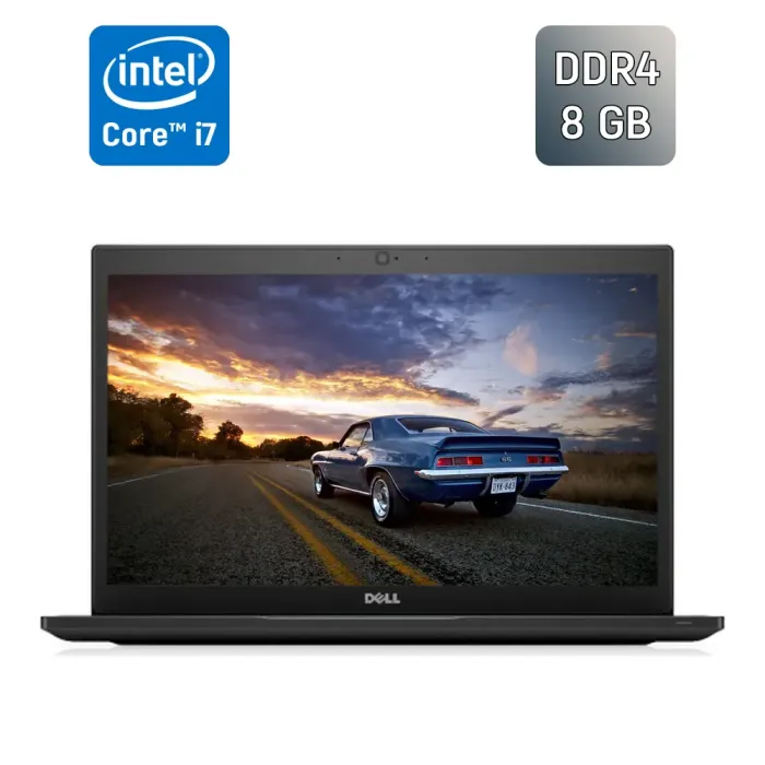 Ультрабук Dell Latitude 7480 / 14" (1920x1080) IPS / Intel Core i7-7600U (2 (4) ядра по 2.8 - 3.9 GHz) / 8 GB DDR4 / 256 GB SSD / Intel HD Graphics 620 / HDMI / Windows 10 б/в - зображення 1