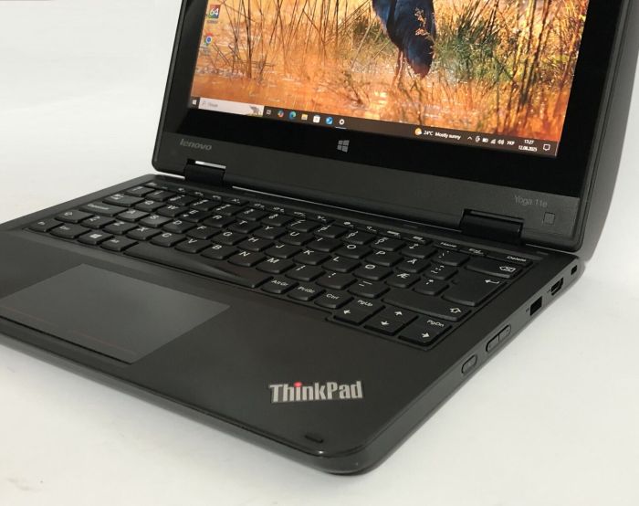 Нетбук-трансформер Lenovo ThinkPad Yoga 11e / 11.6" (1366x768) IPS Touch / Intel Celeron N2920 (4 ядра по 1.86 - 2.0 GHz) / 8 GB DDR3 / 192 GB SSD / Intel HD Graphics / WebCam / Win 10 Pro б/в - зображення 8