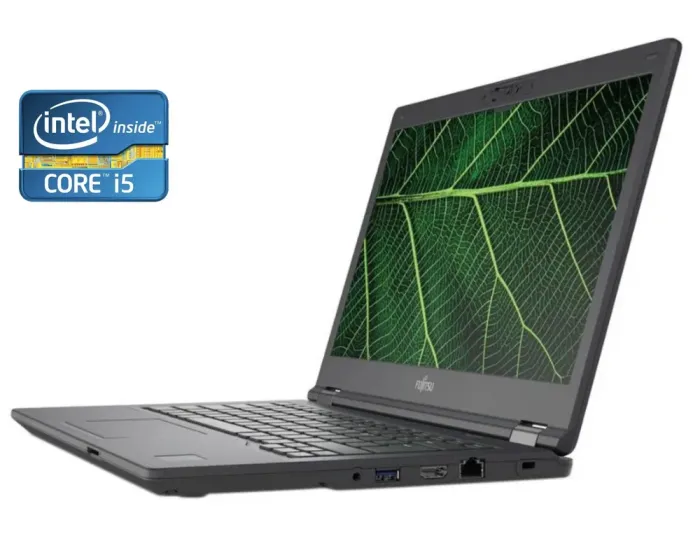 Ультрабук Fujitsu LifeBook E5410 / 14" TN / Intel Core i5-10310U (4(8) ядра по 1.7-4.4 GHz) / 8GB DDR4 / 256GB SSD / UHD Graphics / WebCam / Win 10 б/в - зображення 1