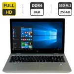 Ноутбук HP ProBook 650 G5 / 15.6" (1920x1080) IPS / Intel Core i5-8265U (4 (8) ядра по 1.6 - 3.9 GHz) / 8 GB DDR4 / 256 GB SSD M.2 / Intel UHD Graphics 620 / WebCam / Fingerprint / Windows 10 Pro б/в