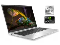 Ігровий ультрабук HP EliteBook 850 G7 / 15.6" (1920x1080) IPS Touch / Intel Core i7-10510U (4 (8) ядра по 1.8 - 4.9 GHz) / 16 GB DDR4 / 256 GB SSD NVMe / nVidia GeForce MX250, 2 GB GDDR5, 64-bit / WebCam / Win 11 Pro б/в