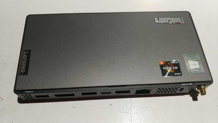 Неттоп Lenovo ThinkCentre M75n USFF / AMD Ryzen 5 3500U (4 (8) ядра по 2.1 - 3.7 GHz) / 8 GB DDR4 / 256 GB SSD / AMD Radeon Vega 8 Graphics / DisplayPort / Wi-Fi + Блок живлення б/в - зображення 4