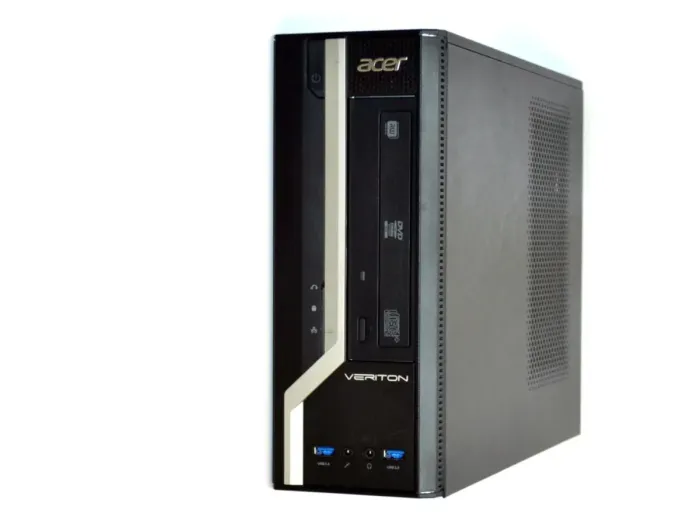 ПК Acer Veriton X2632G SFF / Intel Сore i3-4130 (2(4) ядра по 3.4 GHz) / 4 GB DDR3 / 250 GB HDD / HD Graphics 4400 / DVD-RW / Win 7 б/в - зображення 1