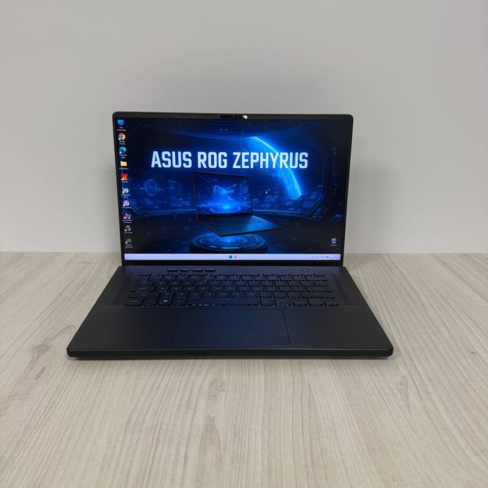 Ігровий ноутбук Asus ROG Zephyrus M16 GU604VI / 16" (2560x1600) IPS / Intel Core i9-13900H (14 (20) ядер по 2.6 - 5.4 GHz) / 16 GB DDR5 / 1000 GB SSD NVMe / nVidia GeForce RTX 4070, 8 GB GDDR6, 128-bit / WebCam б/в - зображення 2