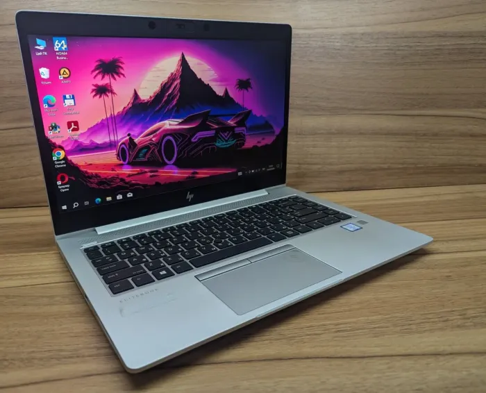 Ультрабук HP EliteBook 840 G5 / 14" (1920x1080) IPS / Intel Core i7-8650U (4 (8) ядра по 1.9 - 4.2 GHz) / 16 GB DDR4 / 480 GB SSD / Intel UHD Graphics 620 / WebCam / TouchID / Windows 10 б/в - зображення 4