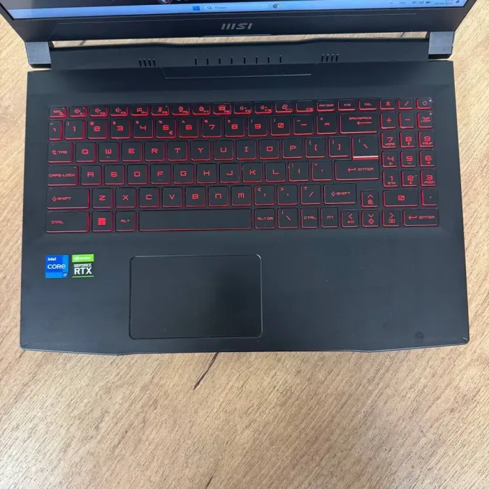 Ігровий ноутбук MSI Katana GF66 11UE / 15.6" (1920x1080) IPS / Intel Core i7-11800H (8 (16) ядер по 2.3 - 4.6 GHz) / 16 GB DDR4 / 512 GB SSD NVMe / nVidia GeForce RTX 3060, 6 GB GDDR6, 192-bit / WebCam б/в - зображення 7