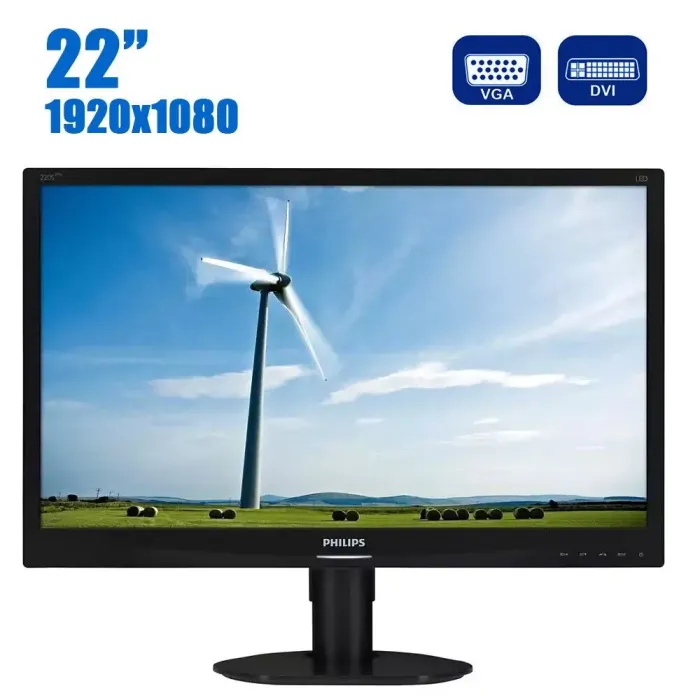 Монітор Philips Brilliance 220S4LCB / 22" (1680x1050) TN / DVI, VGA, USB б/в - зображення 1