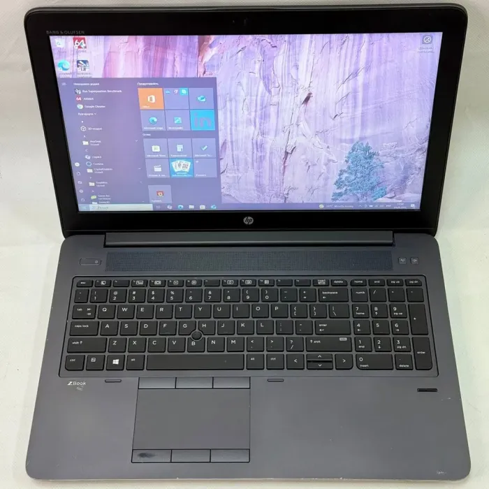 Робоча станція HP ZBook 15 G3 / 15.6" (1920x1080) TN / Intel Core i7-6700HQ (4 (8) ядра по 2,6 - 3,5 ГГц) / 16 ГБ DDR4 / 256 ГБ SSD / nVidia Quadro M1000M, 2 ГБ GDDR5, 128-біт / WebCam / Windows 10 Pro б/в - зображення 3