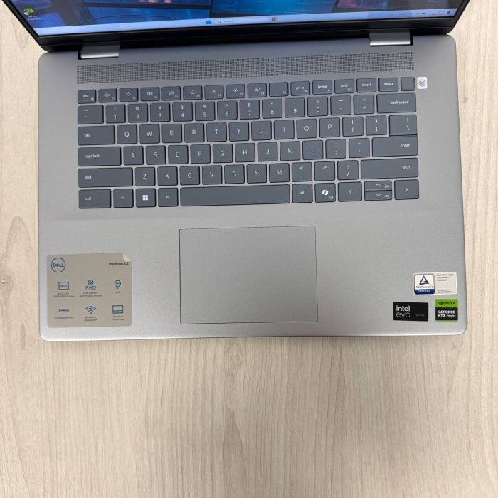 Ігровий ноутбук Dell Inspiron 16 Plus 7640 / 16" (2560x1600) IPS / Intel Core Ultra 7 155H (16 (22) ядер по 1.4 - 4.8 GHz) / 32 GB DDR5 / 2000 GB SSD NVMe / nVidia GeForce RTX 4060, 8 GB GDDR6, 128-bit / WebCam б/в - зображення 7