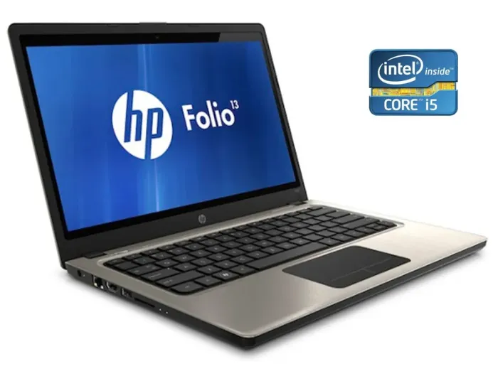 Ультрабук Б-клас HP Folio 13-2000 / 13.3" (1366x768) TN / Intel Core i5-2467M (2 (4) ядра по 1.6 - 2.3 GHz) / 8 GB DDR3 / 128 GB SSD / Intel HD Graphics 3000 / WebCam б/в - зображення 1