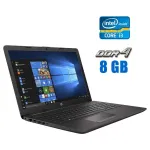 Ноутбук HP 250 G7 / 15.6" (1366x768) TN / Intel Core i3-7020U (2 (4) ядра по 2.3 GHz) / 8 GB DDR4 / 256 GB SSD M.2 / Intel HD Graphics 620 / WebCam / Win 10 Pro б/в