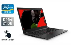 Ультрабук Lenovo ThinkPad T480s / 14" (1920x1080) IPS Touch / Intel Core i7-8650U (4 (8) ядра по 1.9 - 4.2 GHz) / 24 GB DDR4 / 480 GB SSD / Intel UHD Graphics 620 / WebCam / TouchID / Windows 10 б/в