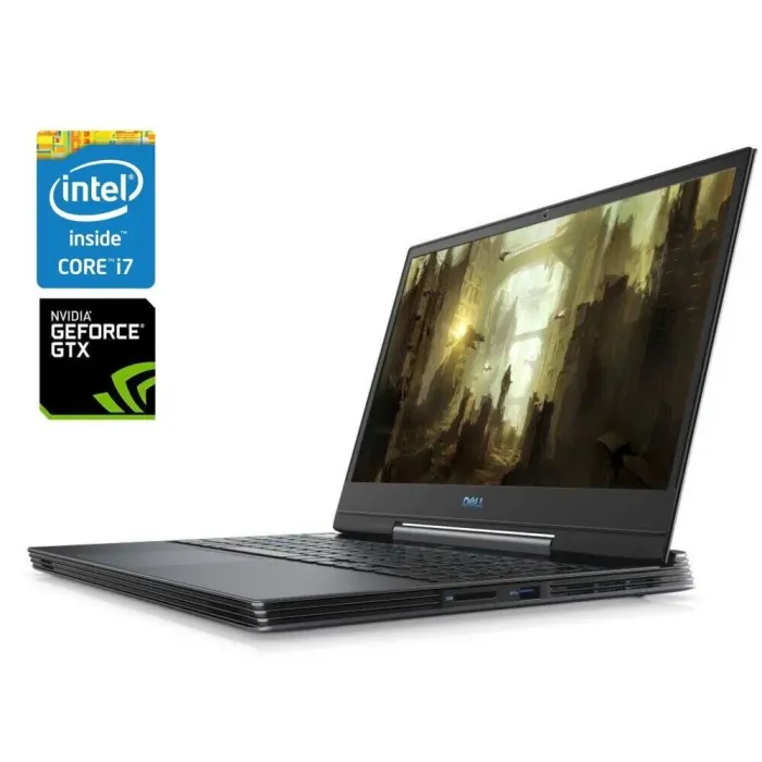 Ігровий ноутбук Dell G5 5590 / 15.6" (1920x1080) IPS / Intel Core i7-9750H (6 (12) ядер по 2.6 - 4.5 GHz) / 16 GB DDR4 / 480 GB SSD / nVidia GeForce GTX 1660 Ti, 6 GB GDDR6, 192-bit / WebCam б/в - зображення 1