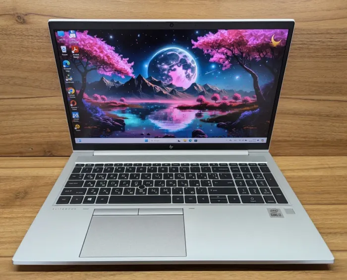 Ультрабук HP EliteBook 850 G7 / 15.6" (1920x1080) IPS / Intel Core i7-10610U (4 (8) ядра по 1.8 - 4.9 GHz) / 16 GB DDR4 / 480 GB SSD / Intel UHD Graphics / WebCam / TouchID / Windows 10 б/в - зображення 8