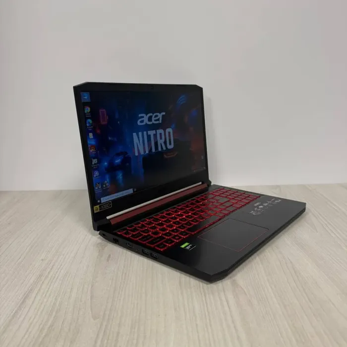 Ігровий ноутбук Б-класу Acer Nitro 5 AN515-43 / 15.6" (1920x1080) IPS / AMD Ryzen 5 3550H (4 (8) ядра по 2.1 - 3.7 GHz) / 16 GB DDR4 / 256 GB SSD NVMe + 1000 GB HDD / nVidia GeForce GTX 1650, 4 GB GDDR6, 128-bit / WebCam б/в - зображення 4