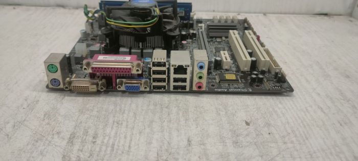 Комплект: Материнська плата ECS Elitegroup H61H2-M6 V1.0 / LGA1155 / Intel Core i5-3550 (4 ядра по 3.3 - 3.7 GHz) / 8 GB DDR3 / Intel HD Graphics 2500 + Кулер б/в - зображення 3