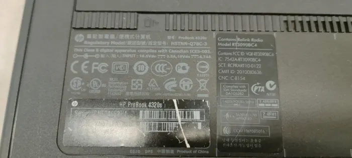Ноутбук HP ProBook 4320s / 13.3" (1366x768) TN / Intel Core i3-350M (2 (4) ядра по 2.26 GHz) / 4 GB DDR3 / 320 GB HDD / AMD Radeon HD 5470, 512 MB DDR / АКБ не тримає б/в - зображення 8