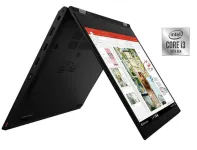 Ультрабук-трансформер Б-клас Lenovo ThinkPad L13 Yoga Gen 1 / 13.3" (1920x1080) IPS Touch / Intel Core i3-10110U (2 (4) ядра по 2.1 - 4.1 GHz) / 8 GB DDR4 / 256 GB SSD / Intel UHD Graphics / WebCam / Win 10 Pro б/в